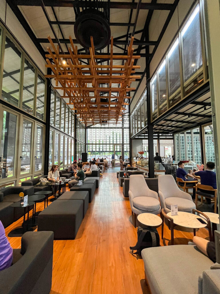 The interior of Vaanaa Cafe &amp; Bistro, Chiang Mai, Thailand