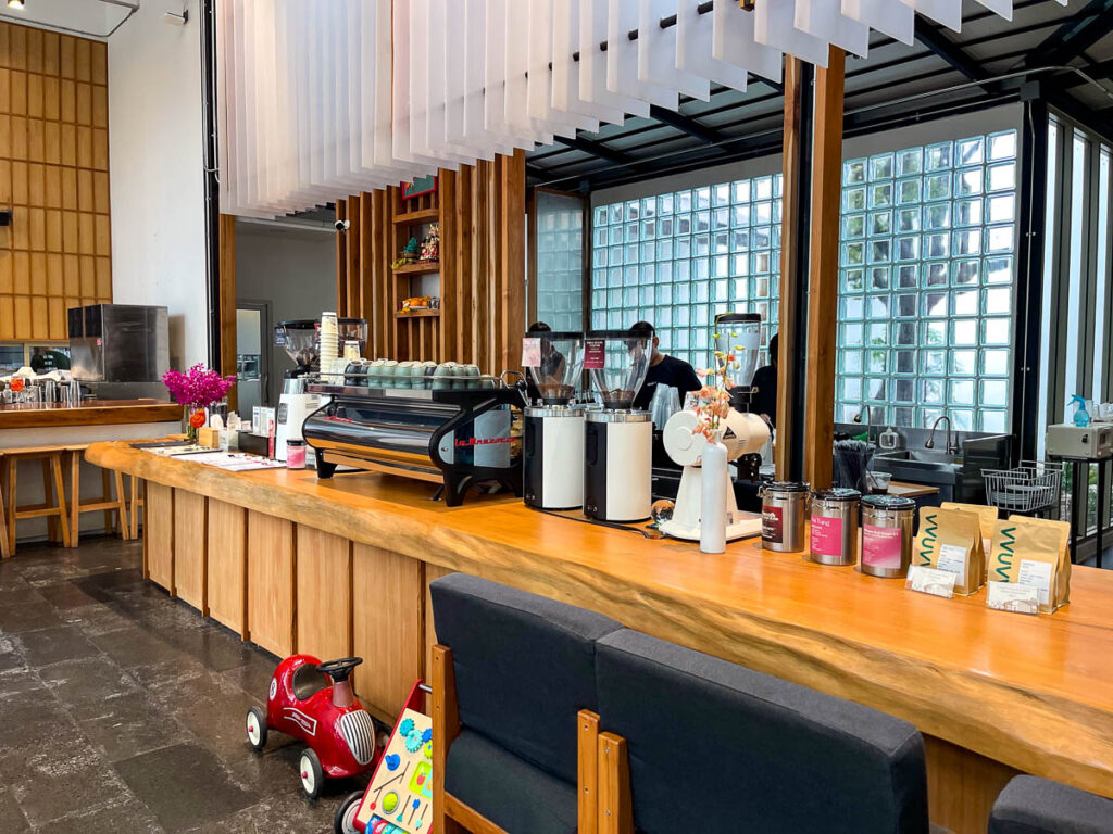 The interior of Vaanaa Cafe &amp; Bistro, Chiang Mai, Thailand