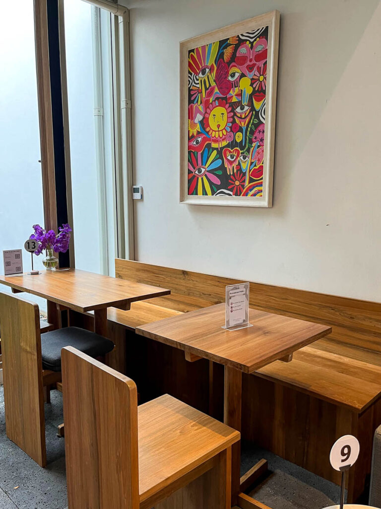 The interior of Vaanaa Cafe &amp; Bistro, Chiang Mai, Thailand