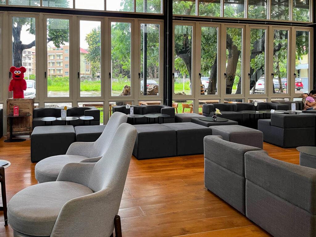 The interior of Vaanaa Cafe &amp; Bistro, Chiang Mai, Thailand