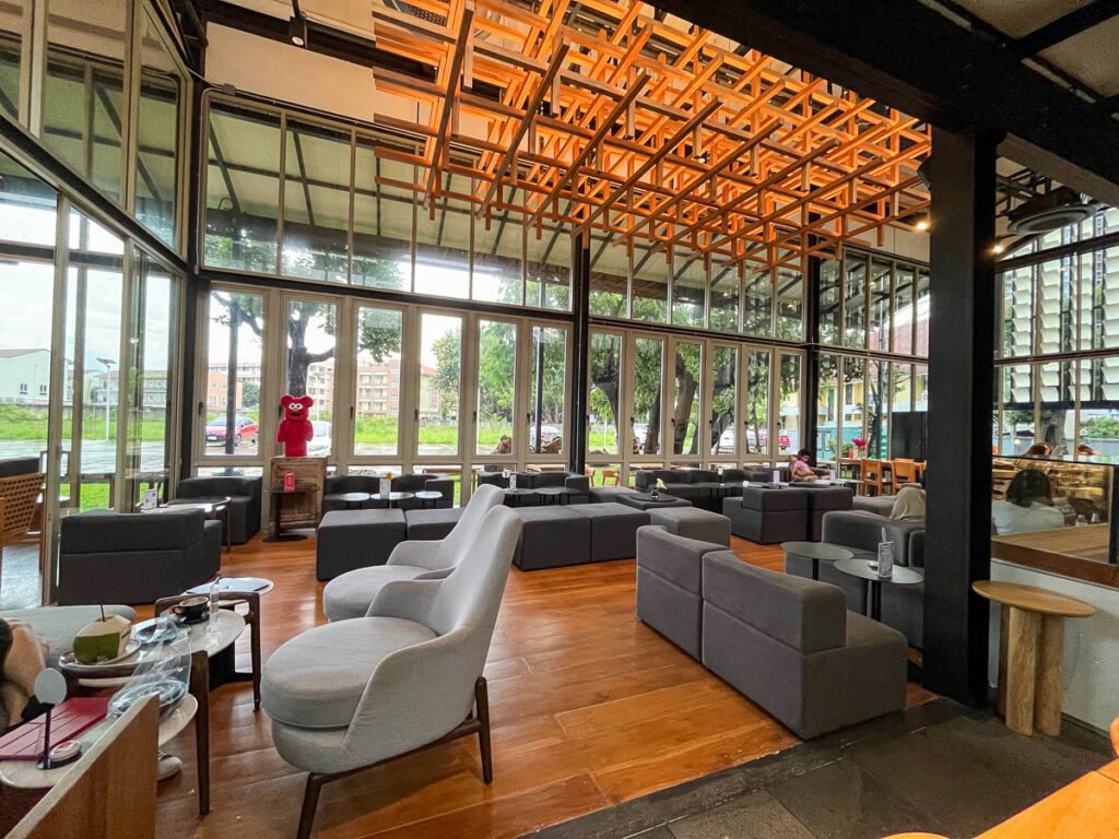 The interior of Vaanaa Cafe &amp; Bistro, Chiang Mai, Thailand