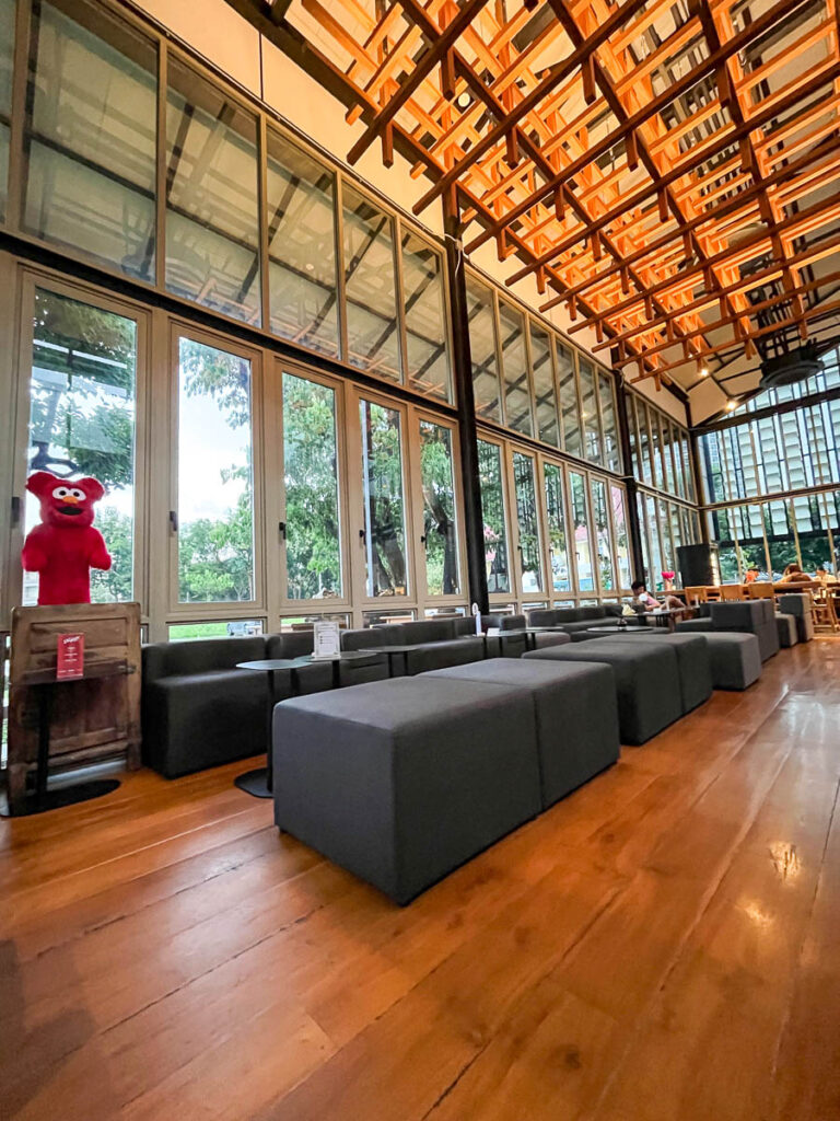 The interior of Vaanaa Cafe &amp; Bistro, Chiang Mai, Thailand
