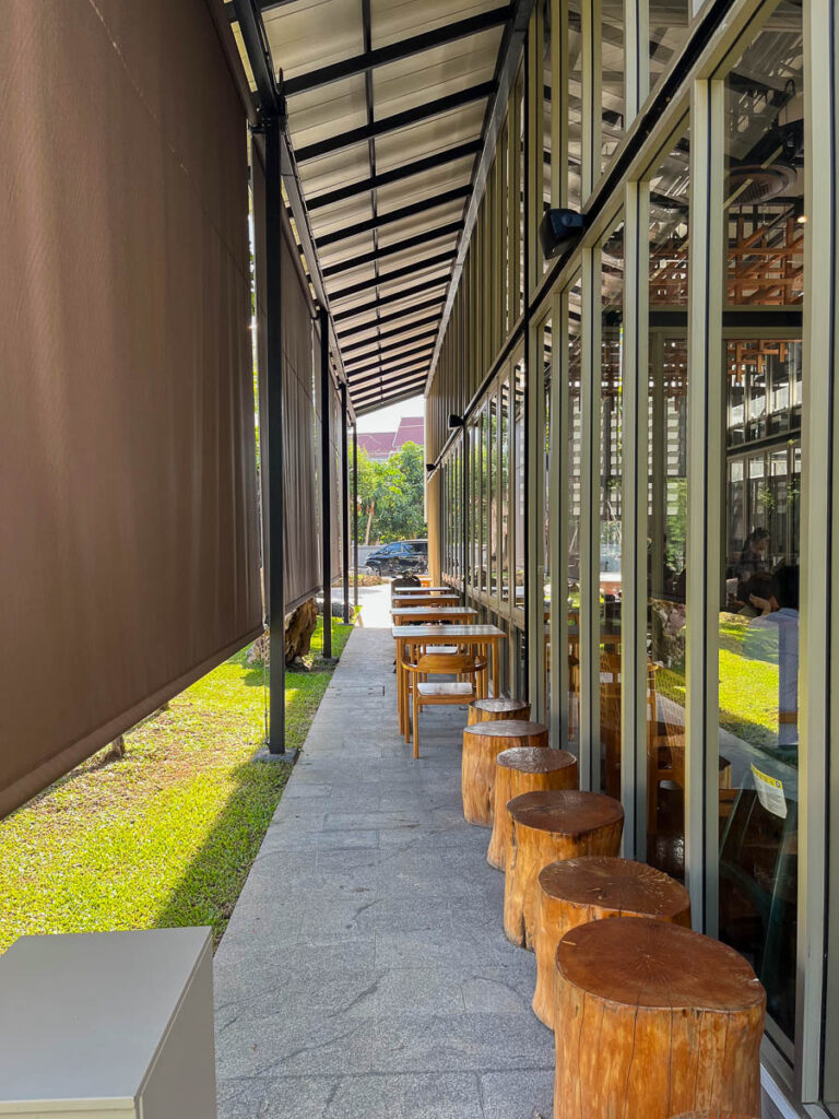 Outside at Vaanaa Cafe &amp; Bistro, Chiang Mai, Thailand