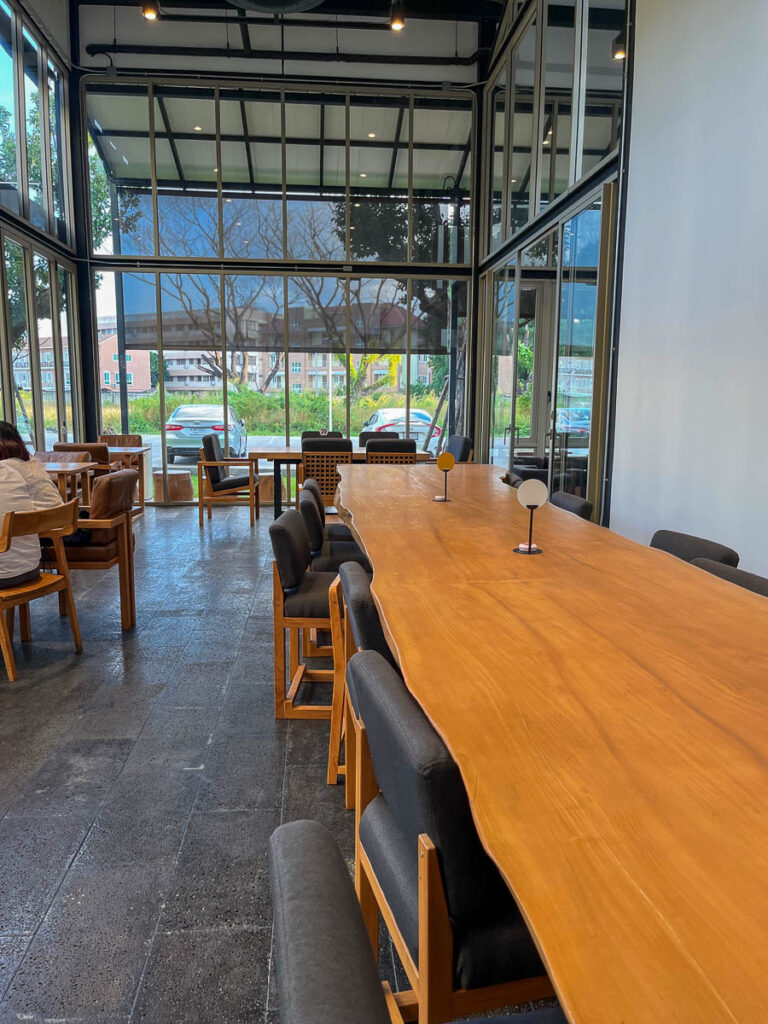 The interior of Vaanaa Cafe &amp; Bistro, Chiang Mai, Thailand