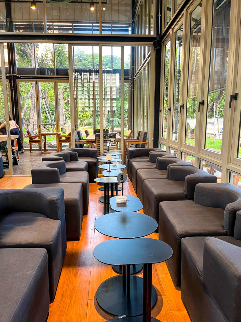 The interior of Vaanaa Cafe &amp; Bistro, Chiang Mai, Thailand