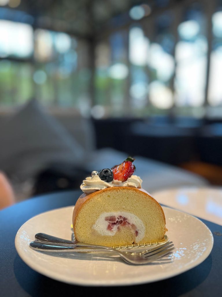 A delicious slice of cake at Vaanaa