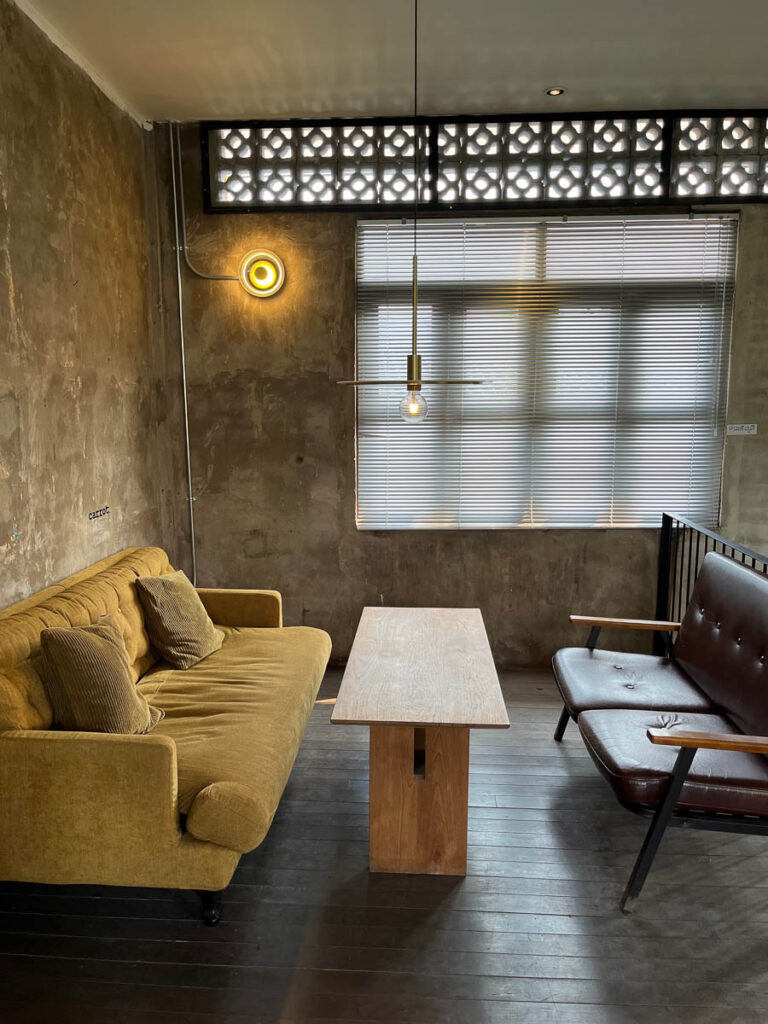 Upstairs at Carrot Coffee CNX, Chiang Mai, Thailand