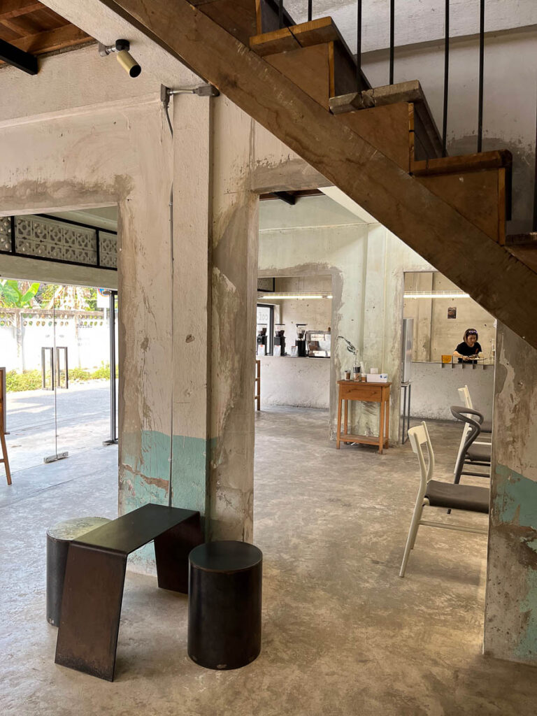The interior of Carrot Coffee CNX, Chiang Mai, Thailand