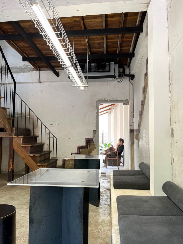 The interior of Carrot Coffee CNX, Chiang Mai, Thailand