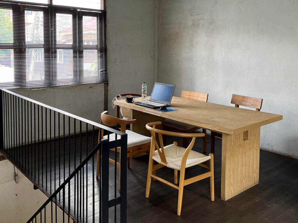 Upstairs at Carrot Coffee CNX, Chiang Mai, Thailand