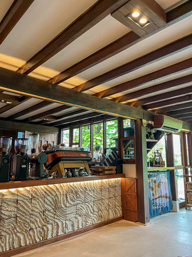 The interior of Early Owls Cafe, Chiang Mai, Thailand