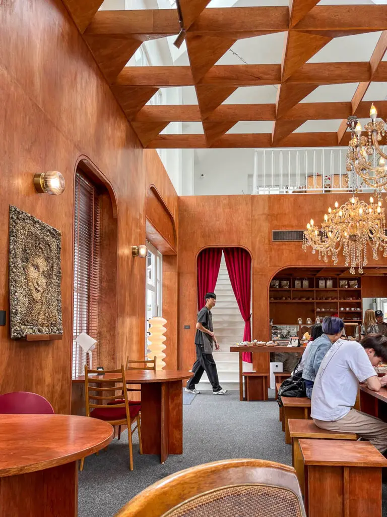The interior of Robert Bake &amp; Brunch, Chiang Mai, Thailand