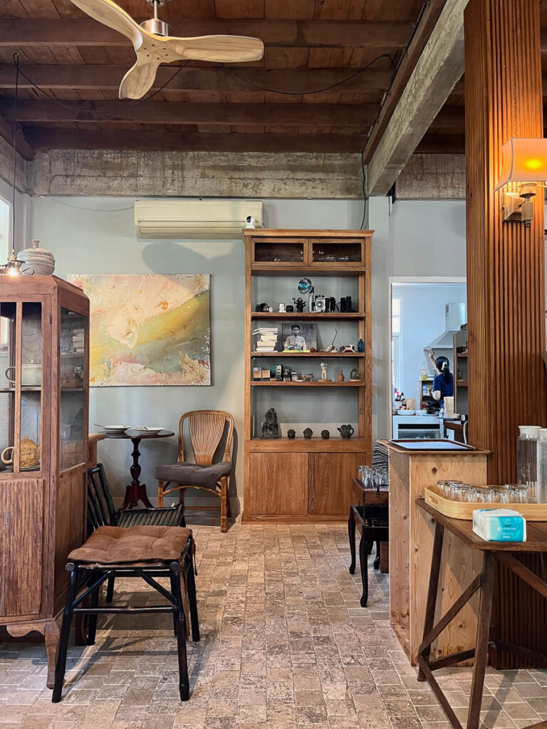The interior of Café Arte, Chiang Mai, Thailand