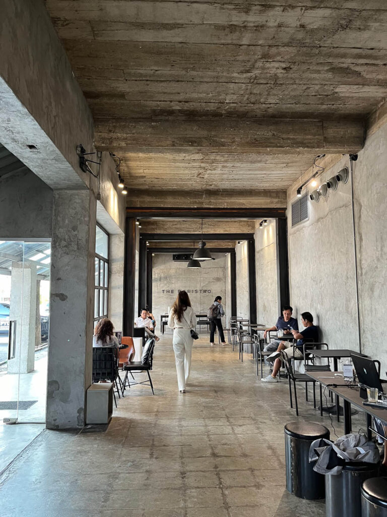 The interior of The Baristro At Train Station, Chiang Mai, Thailand