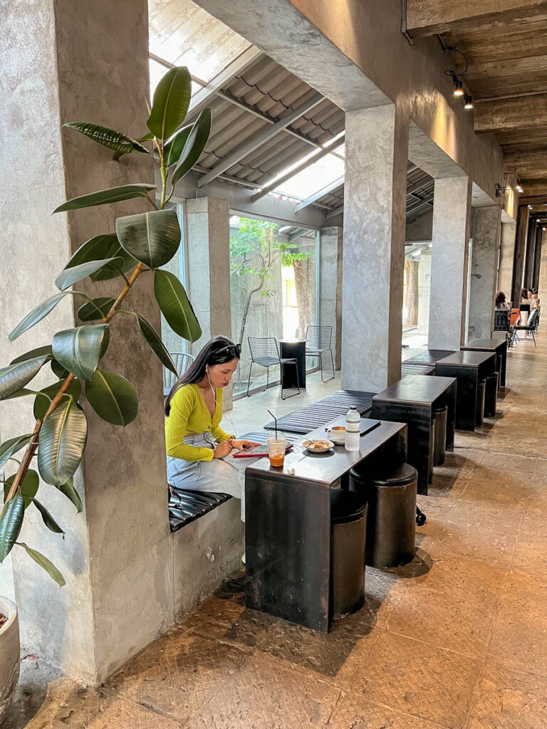 The interior of The Baristro At Train Station, Chiang Mai, Thailand