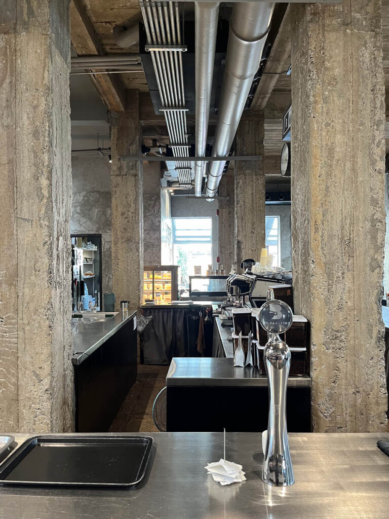 The interior of The Baristro At Train Station, Chiang Mai, Thailand
