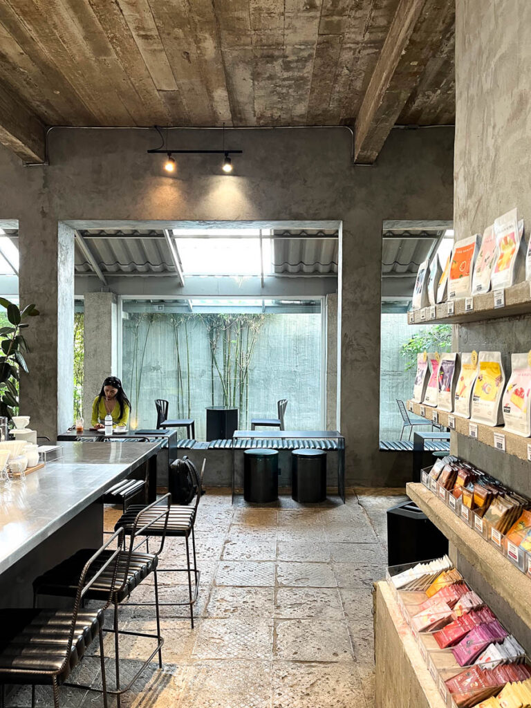 The interior of The Baristro At Train Station, Chiang Mai, Thailand