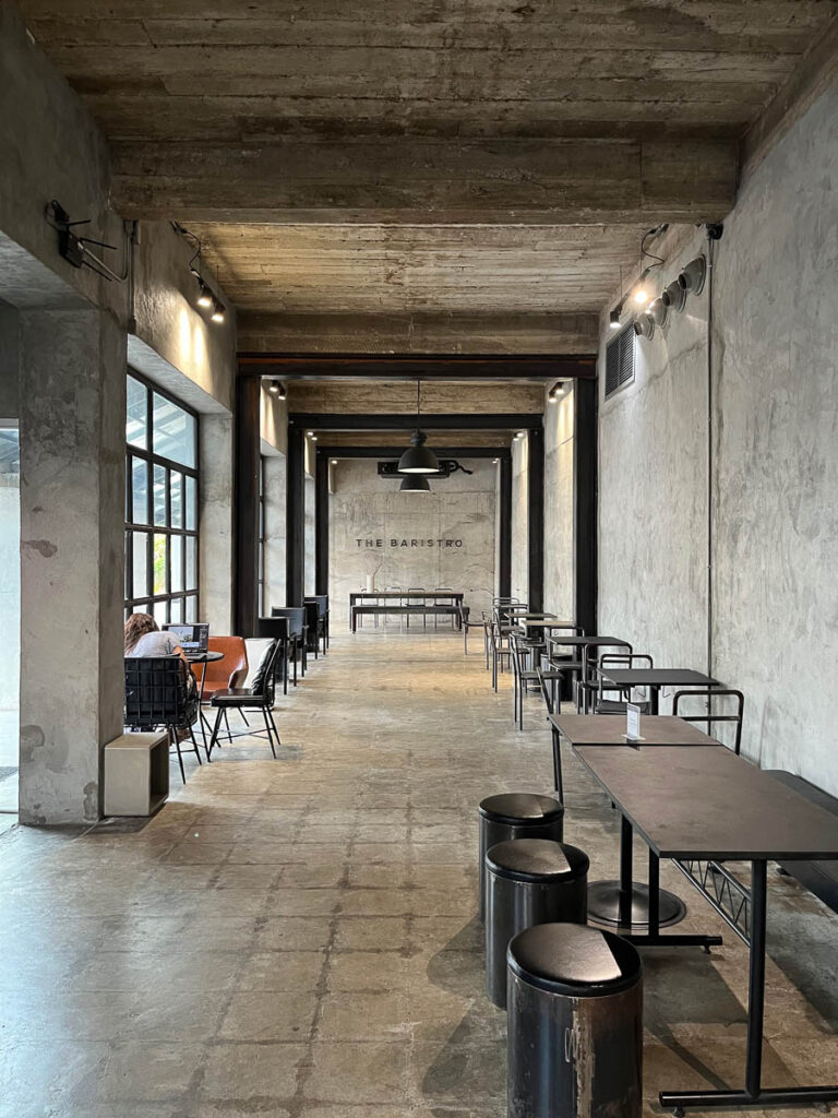 The interior of The Baristro At Train Station, Chiang Mai, Thailand