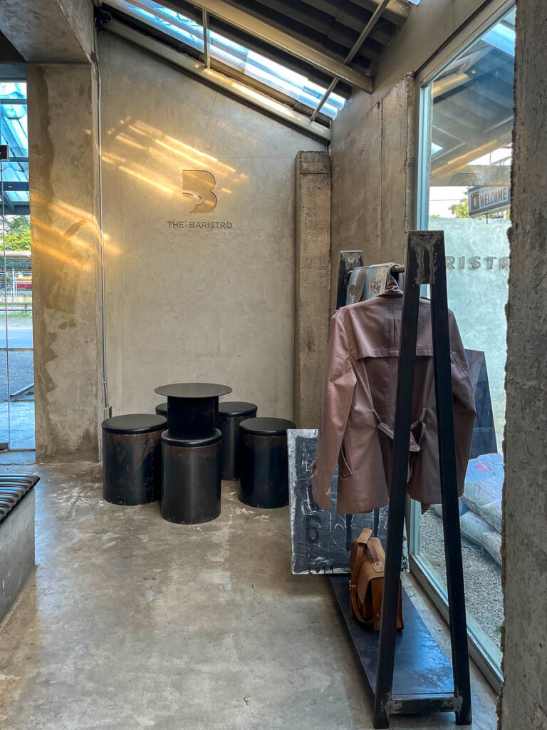 The interior of The Baristro At Train Station, Chiang Mai, Thailand