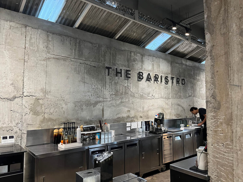 The interior of The Baristro At Train Station, Chiang Mai, Thailand