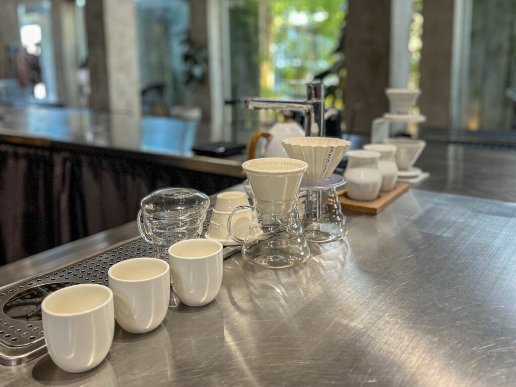 Slow bar at The Baristro At Train Station, Chiang Mai, Thailand
