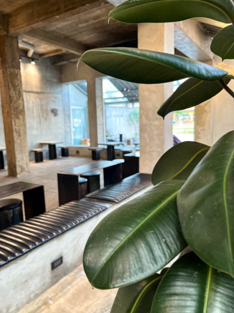 The interior of The Baristro At Train Station, Chiang Mai, Thailand