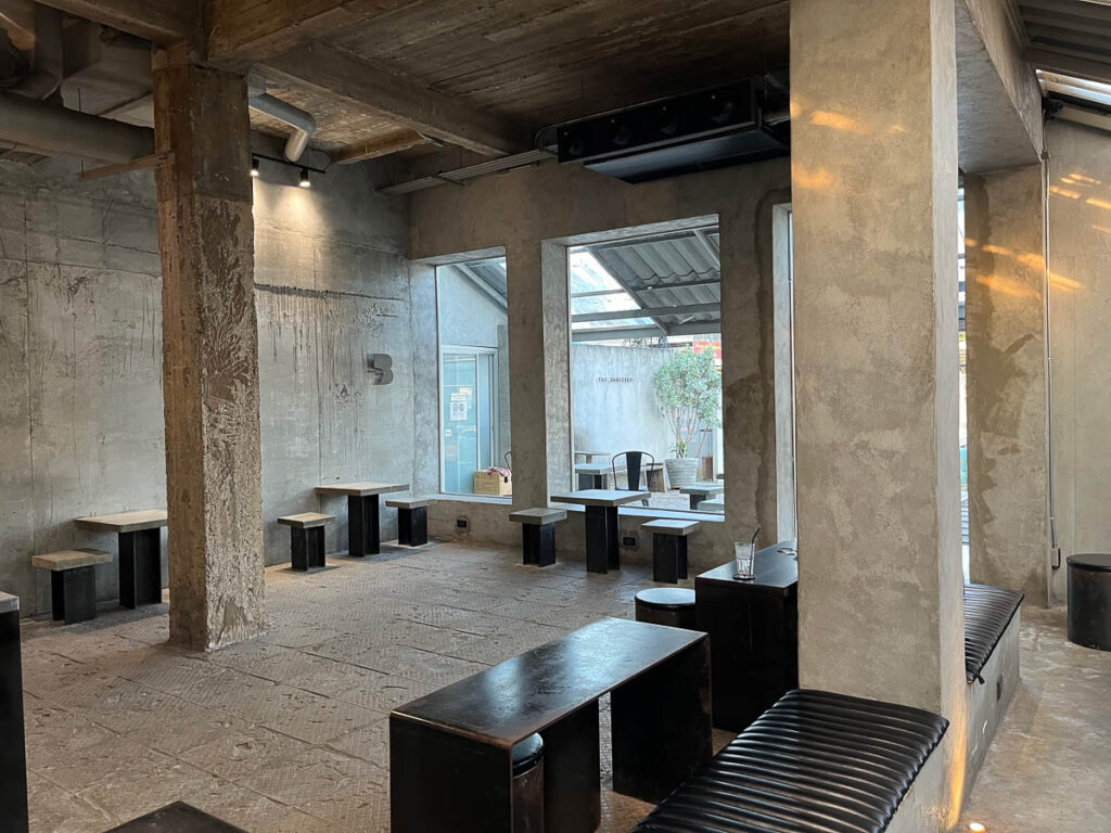 The interior of The Baristro At Train Station, Chiang Mai, Thailand
