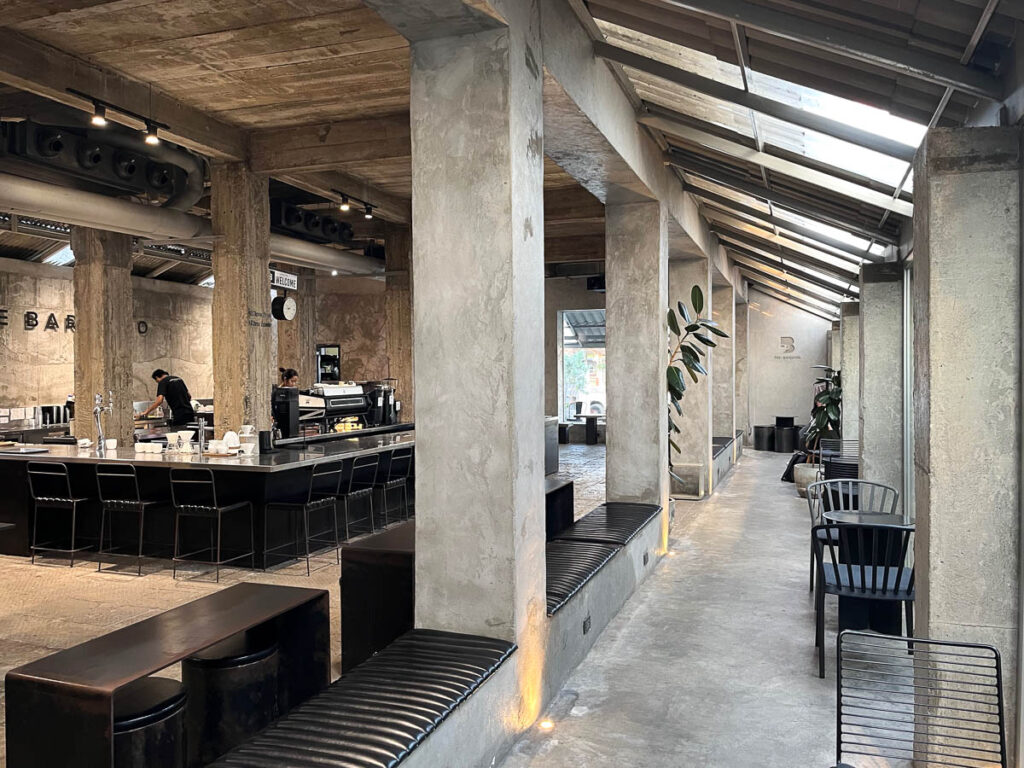 The interior of The Baristro At Train Station, Chiang Mai, Thailand