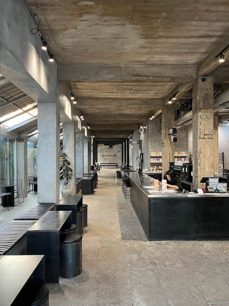 The interior of The Baristro At Train Station, Chiang Mai, Thailand