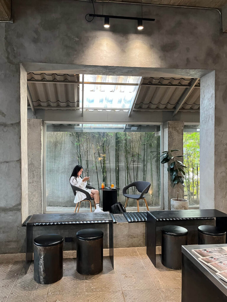The interior of The Baristro At Train Station, Chiang Mai, Thailand