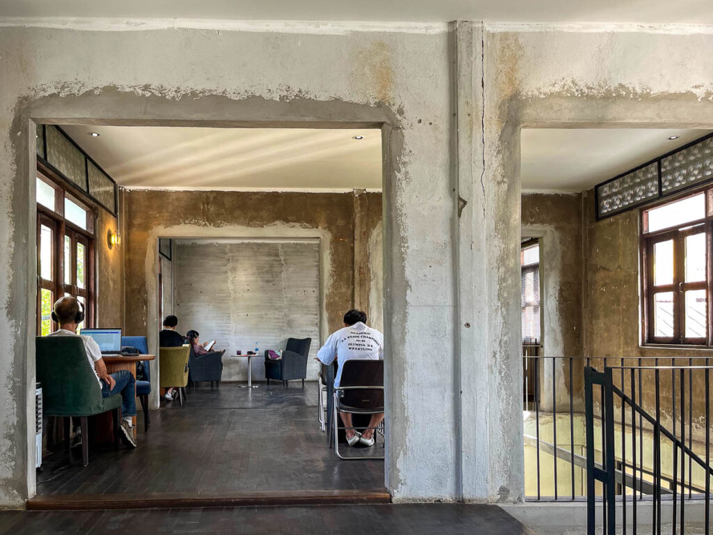 Upstairs at Carrot Coffee CNX, Chiang Mai, Thailand