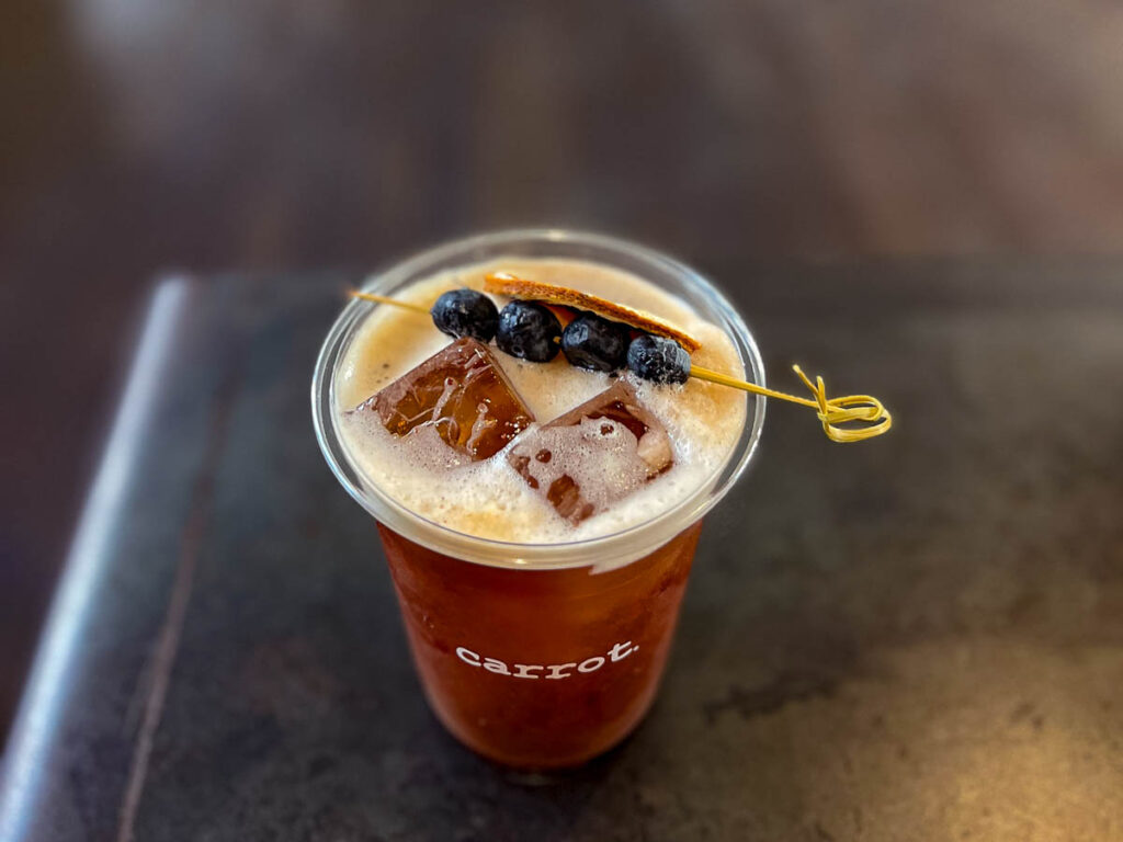 From the menu at Carrot Coffee CNX, Chiang Mai, Thailand