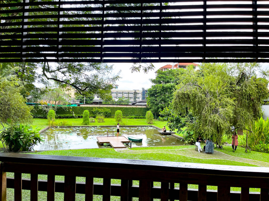 The gardens at Early Owls, Chiang Mai, Thailand
