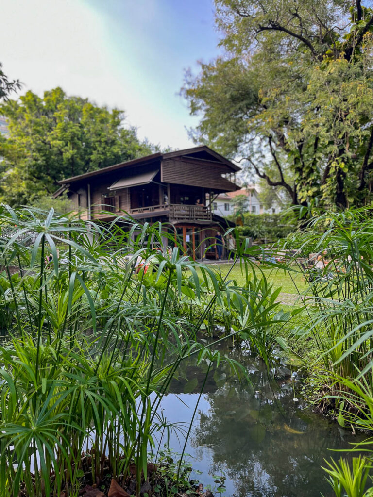 The gardens at Early Owls, Chiang Mai, Thailand