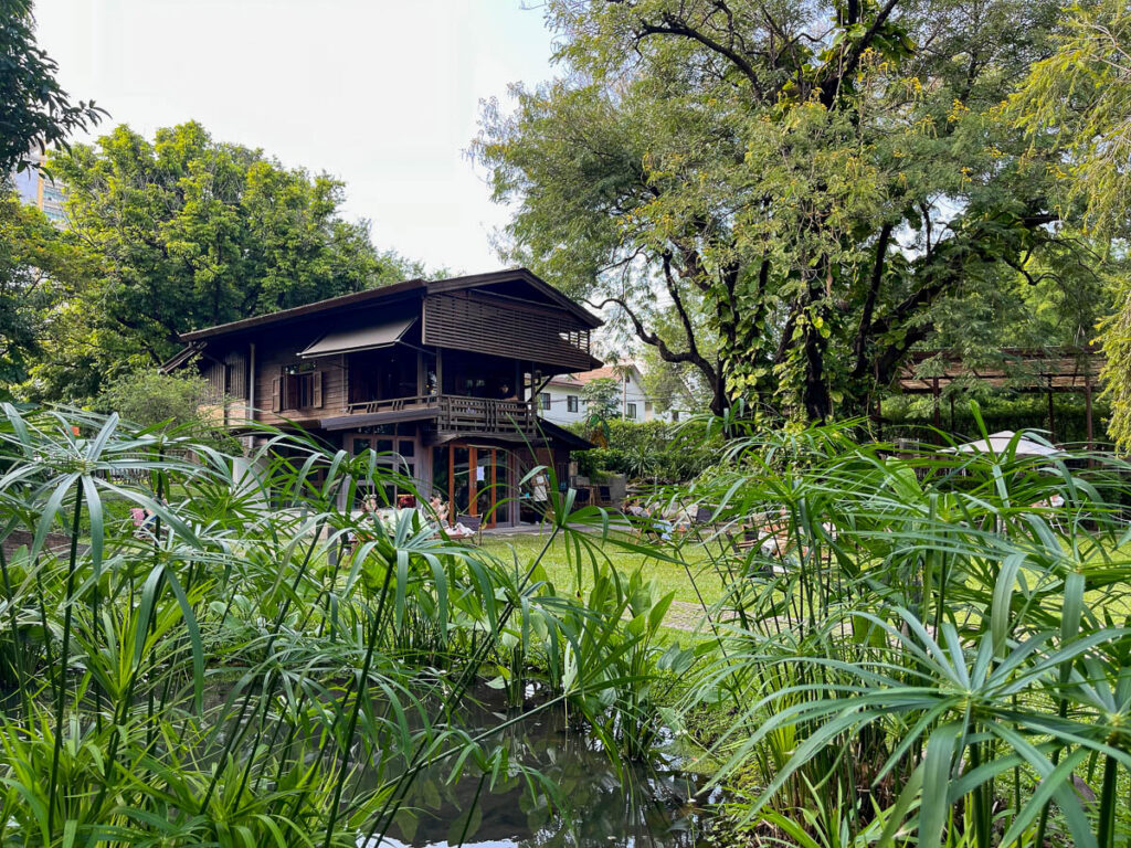 The gardens at Early Owls, Chiang Mai, Thailand