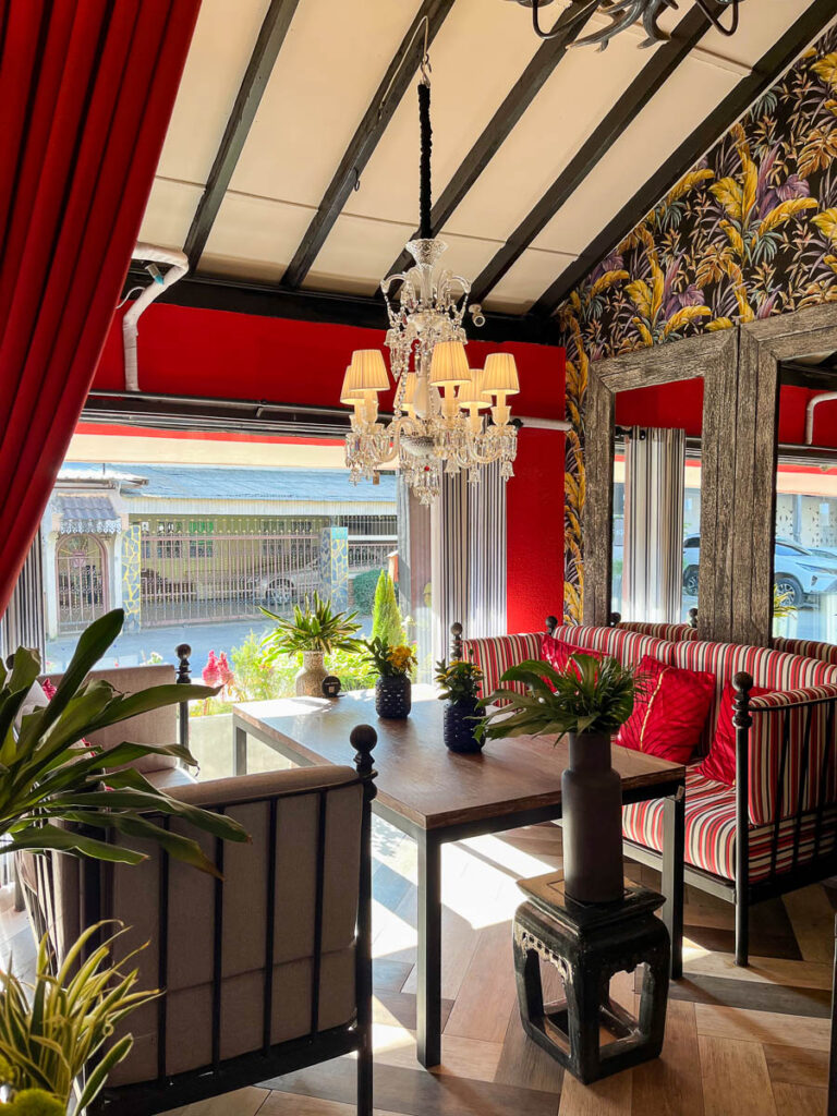 The interior of WOO Cafe, Chiang Mai, Thailand