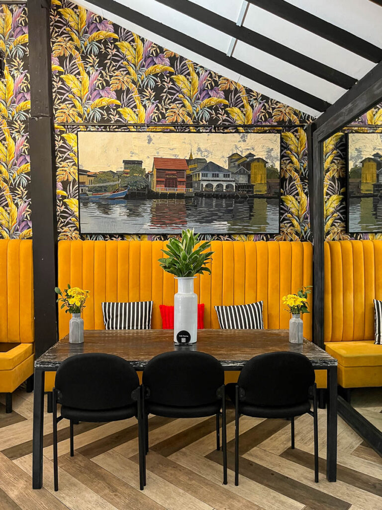 The interior of WOO Cafe, Chiang Mai, Thailand