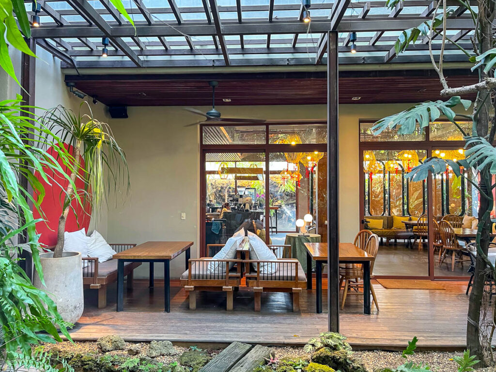 Outside at ORB Cafe, Chiang Mai, Thailand