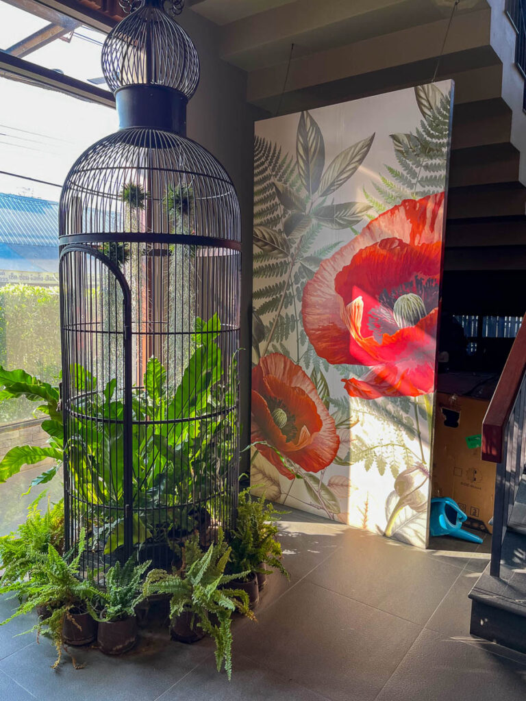 The interior of ORB Cafe, Chiang Mai, Thailand