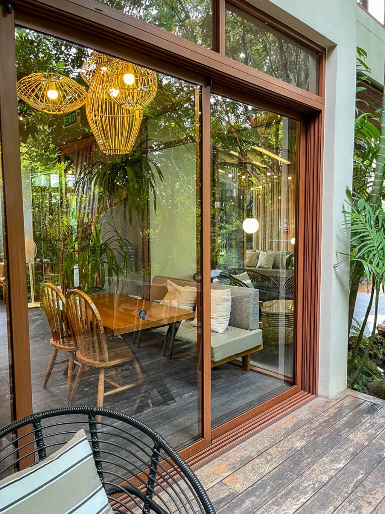 Outside at ORB Cafe, Chiang Mai, Thailand