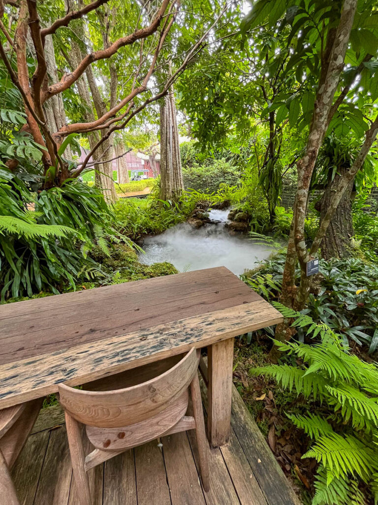 Outside at ORB Cafe, Chiang Mai, Thailand