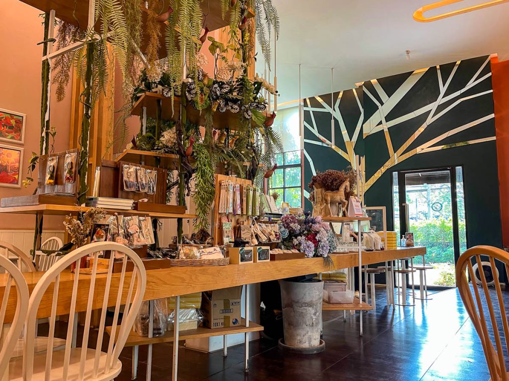 The interior of Caramellow Cafe, Chiang Mai, Thailand