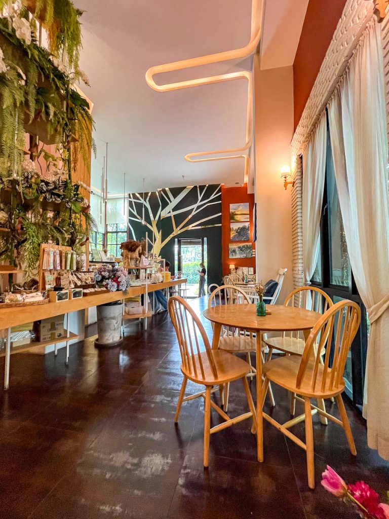 The interior of Caramellow Cafe, Chiang Mai, Thailand