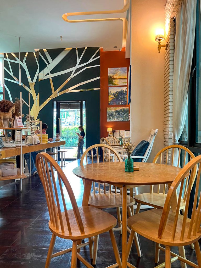 The interior of Caramellow Cafe, Chiang Mai, Thailand