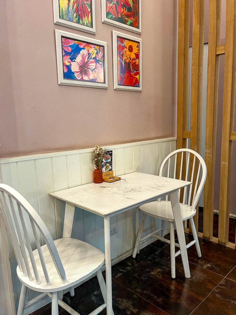 The interior of Caramellow Cafe, Chiang Mai, Thailand