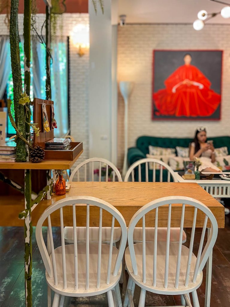 The interior of Caramellow Cafe, Chiang Mai, Thailand