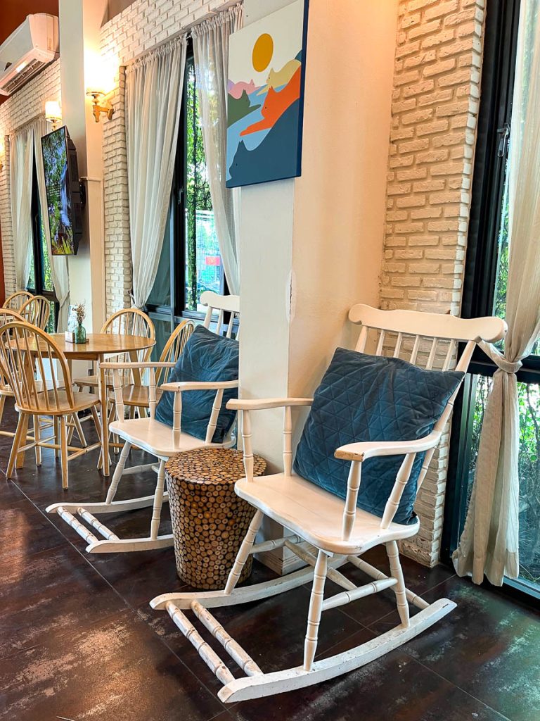 The interior of Caramellow Cafe, Chiang Mai, Thailand