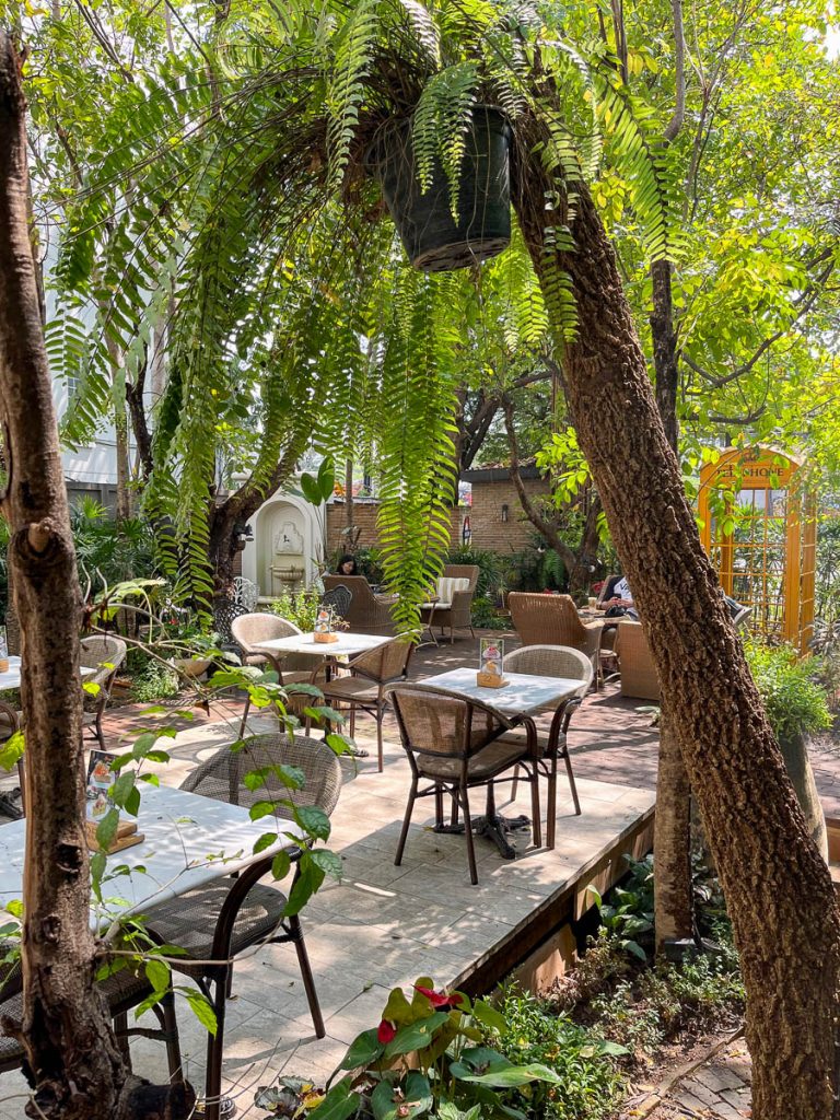 The Garden at Caramellow Cafe, Chiang Mai, Thailand