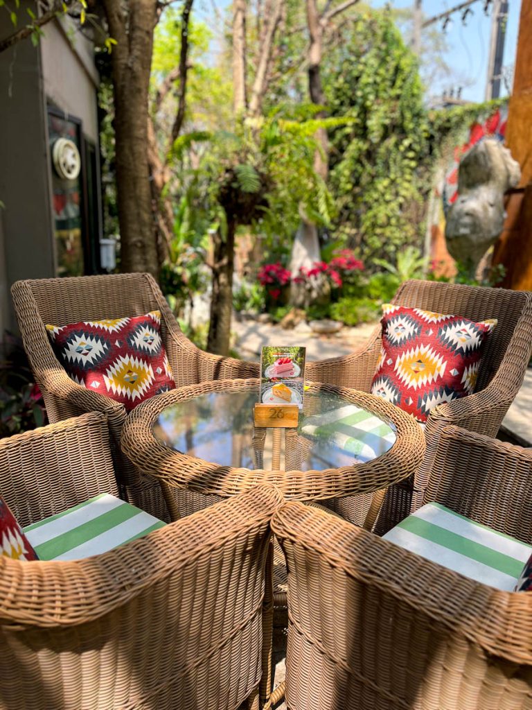 The Garden at Caramellow Cafe, Chiang Mai, Thailand