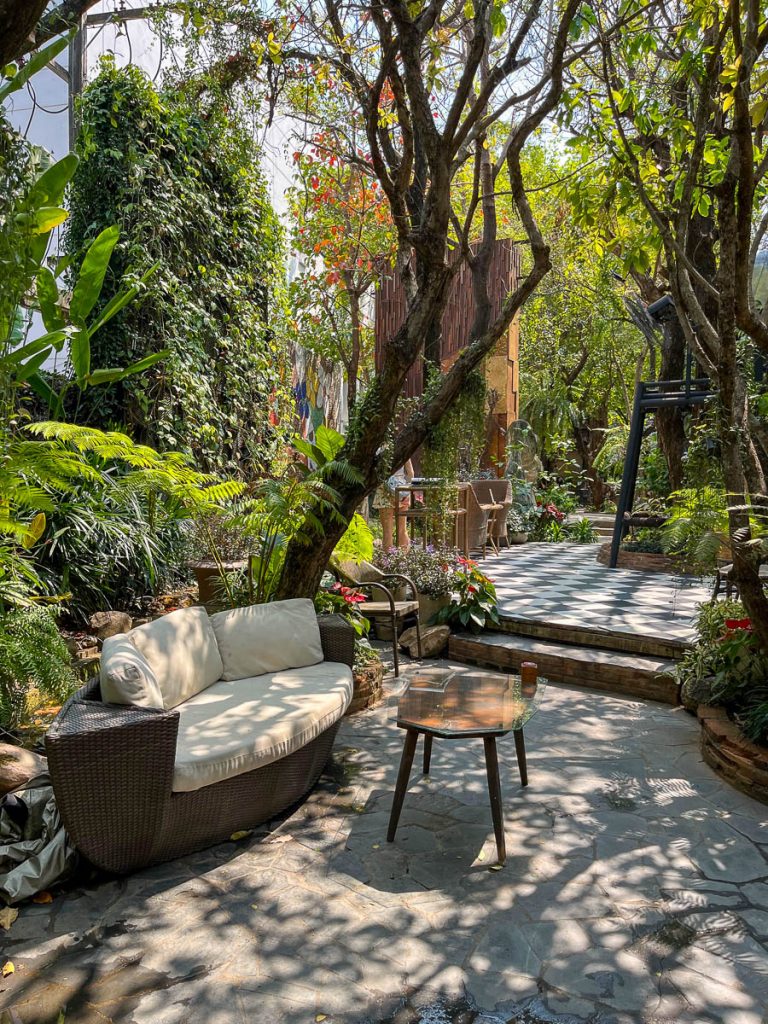 The Garden at Caramellow Cafe, Chiang Mai, Thailand
